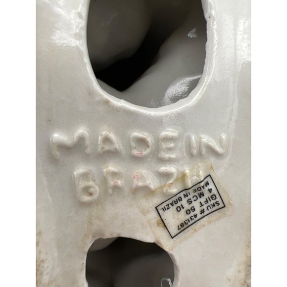 Ceramic Lion Figurine Lustreware Made in Brazil King of the Jungle 7.25" - Picture 6 of 6